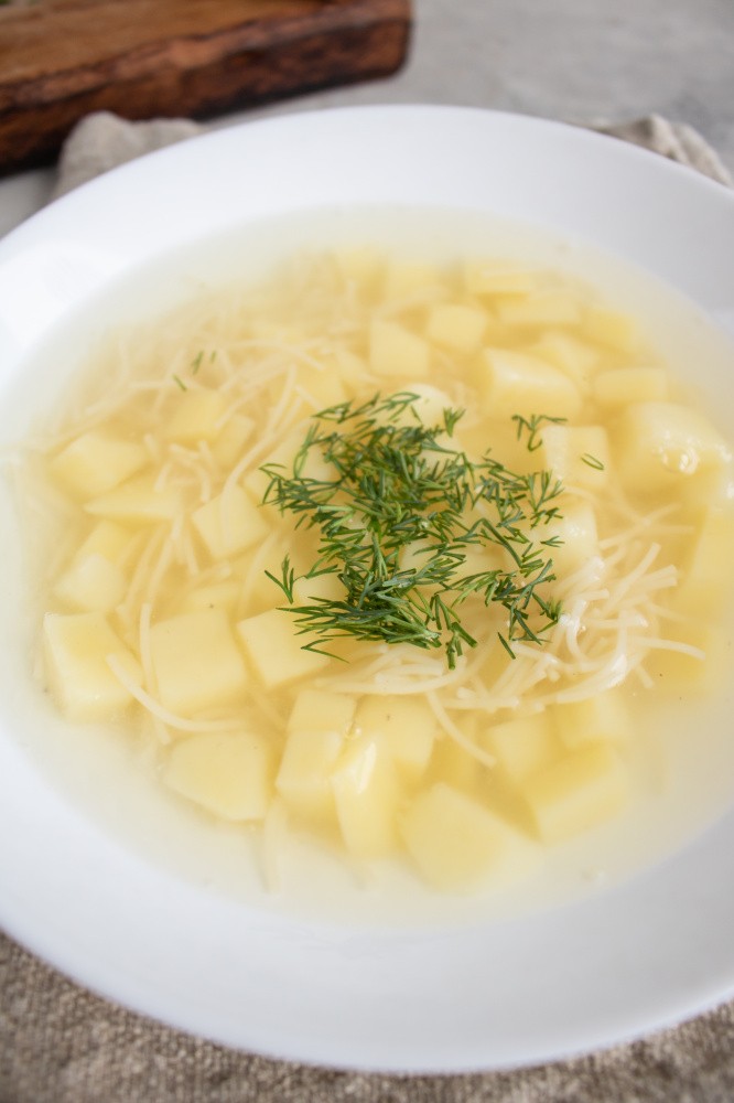 Приготовление легкого супа «Воздушный»