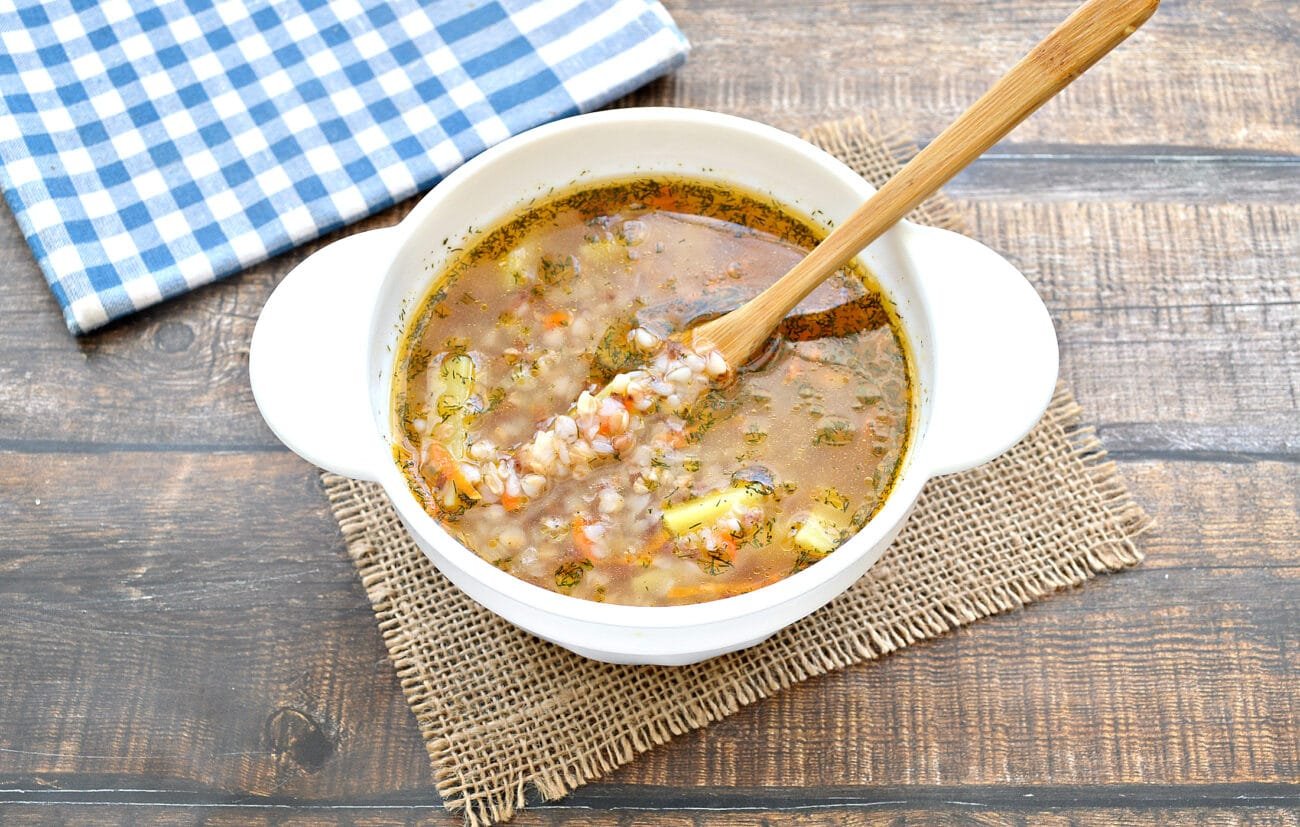 Рецепт приготовления постного крупяного супа