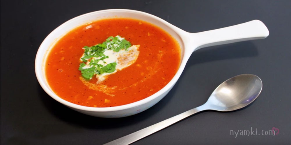 Легкие и вкусные супы на основе томатов