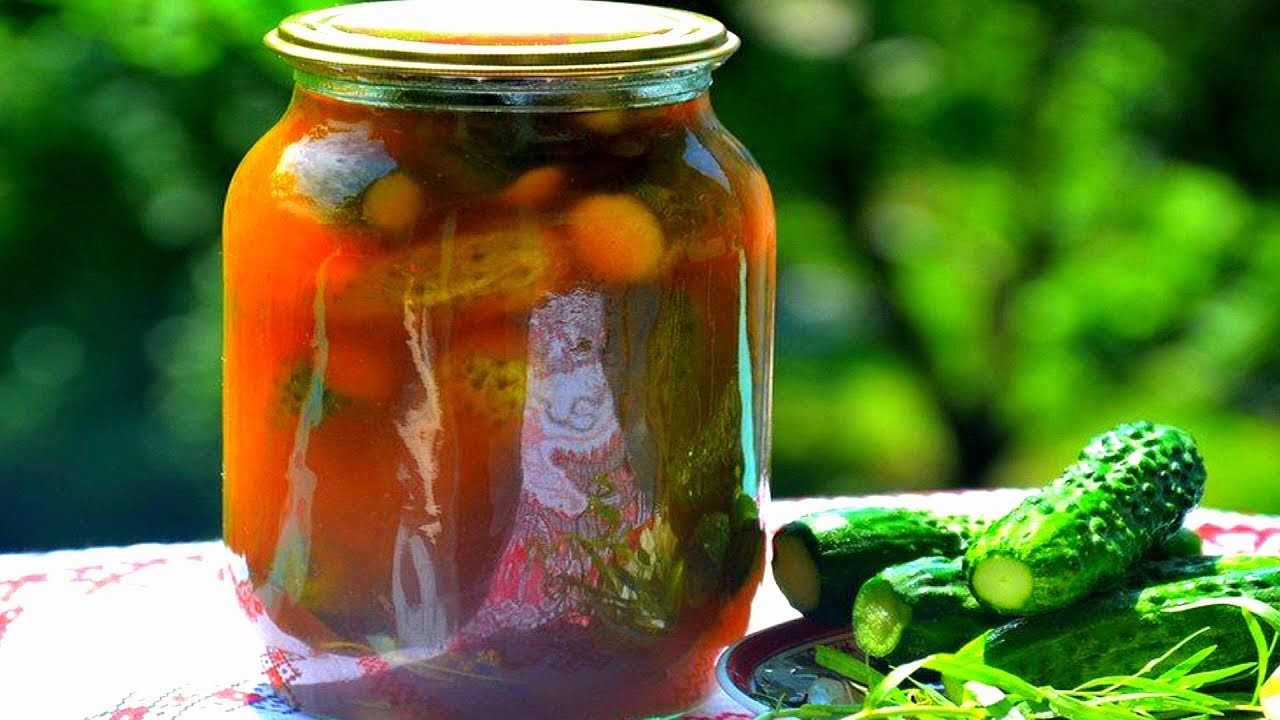 Огурцы с кетчупом чили на зиму 10 самых вкусных рецептов Бонусом обалденный рецепт Маринованные в кетчупе с чесноком огурцы