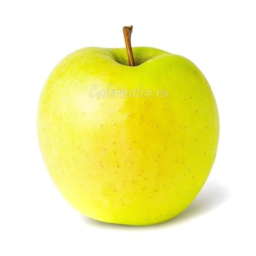 Калорийность приготовленного яблока