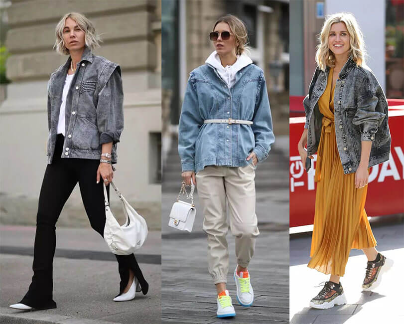 С чем носить джинсовую куртку в 2023 и 2024-м самые стильные варианты уличной моды