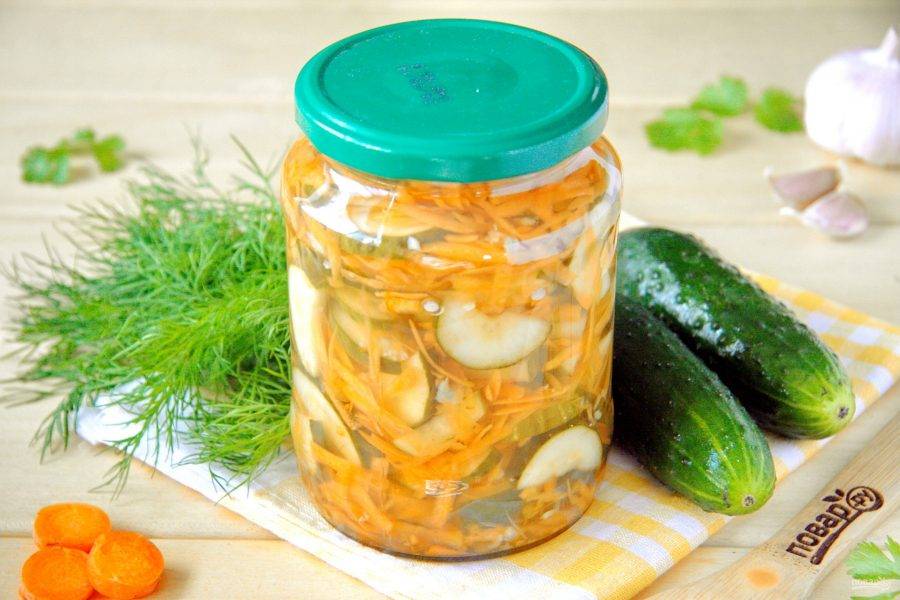 Салат из огурцов на зиму с луком и растительным маслом пошаговый рецепт с фото
